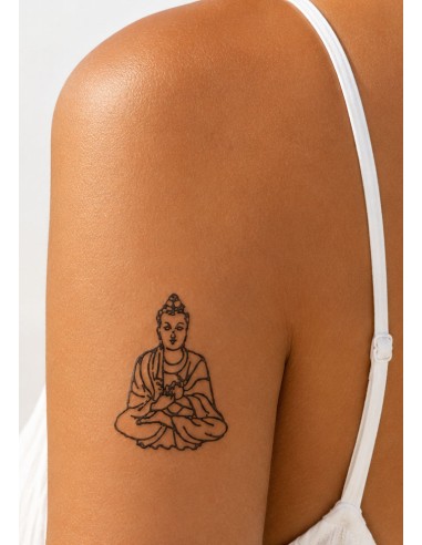 Tatouage Temporaire,Tampon Bouddha ,Pierre Combien De Jours Il Tient?