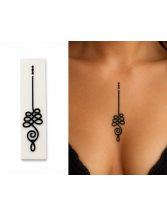 Tatouage Temporaire Tatoo Unalum bouddhiste, Tampon Pierre A Tatouer.