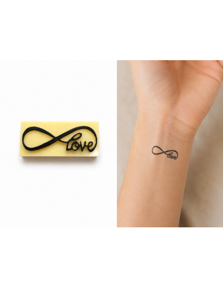 Tatouage Temporaire,Infini Love,Pierre A Tatouer, Un Amour A L'Infini