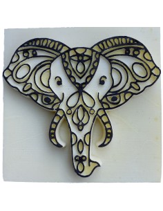 Tatouage Temporaire,Eléphant Mandala, Pierre A Tatouer,Tient longtemps