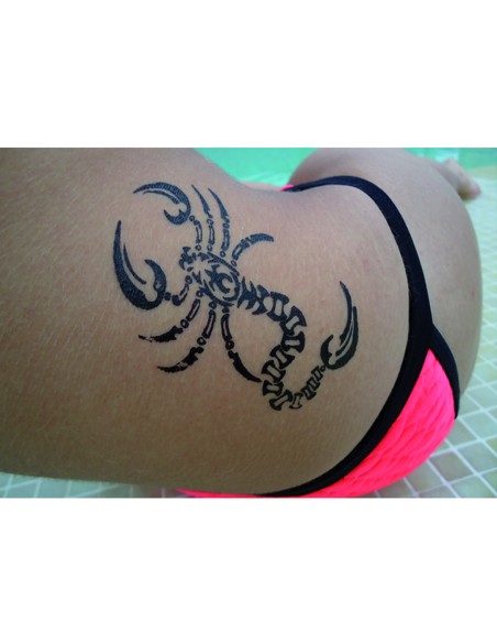 Tatouage Temporaire, Scorpion Royal, Pierre A Tatouer, Superbe Pince.