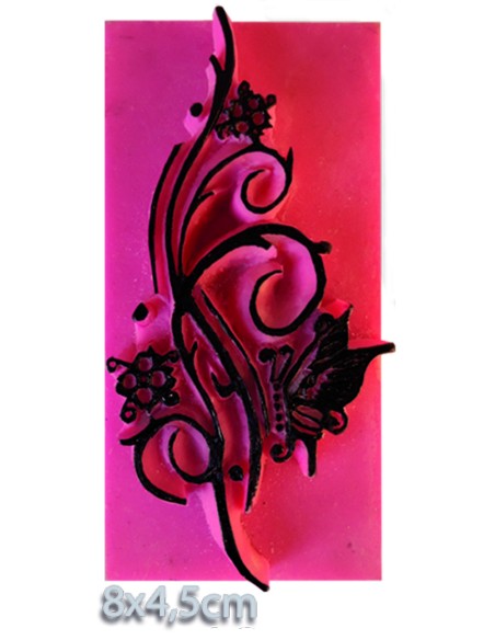 Tatouage Temporaire,  Papillon Butineur Pierre A Tatouer, Waterproof !